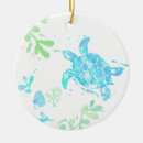 Search for sea turtle christmas tree decorations Turquoise