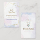 Search for jewelry business cards Feminine