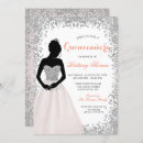 Search for pink and silver quinceanera invitations 15th birthday