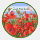 Search for poppies stickers Poppy field
