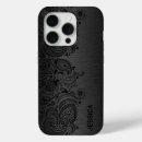 Search for paisley background iphone cases Black