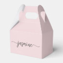 Search for blush pink favour boxes Minimalist