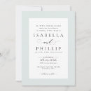 Search for mint green wedding invitations Script