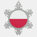Search for polish flag christmas tree decorations Snowflake
