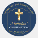 Search for confirmation boy stickers Cross