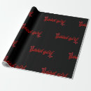 Search for romance wrapping paper Black