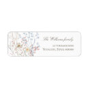 Search for wildflowers return address labels Elegant