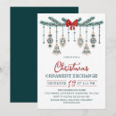 Search for ornament exchange invitations Red bow