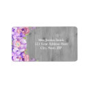 Search for floral lilac return address labels Girly