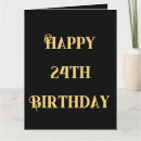 Search for 24th birthday cards Twenty fourth birthday