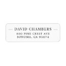 Search for writing return address labels Typography