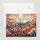 Search for colourful sunset postcards Illustration