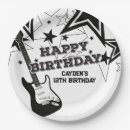 Search for guitar paper plates Rockstar