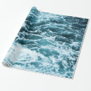 Search for ocean wave wrapping paper Teal