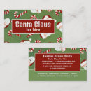 Search for santa business cards Festive