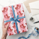 Search for pink red hearts wrapping paper Trendy