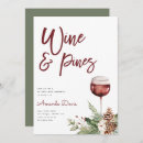 Search for vino before vows invitations Wine and pines