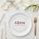 Search for 40th anniversary plates Simple