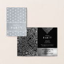 Search for luxury seasonal invitations Black