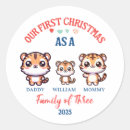 Search for cute tiger stickers Merry christmas