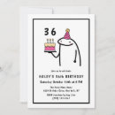 Search for 36th birthday invitations Humour