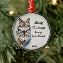 Search for wolf christmas tree decorations Animal