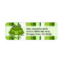 Search for frogs return address labels Cute