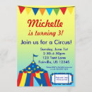 Search for big top circus tent invitations Party