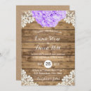 Search for purple hydrangea wedding invitations Country