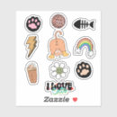 Search for rainbow paws stickers Cat