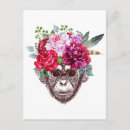 Search for monkey face postcards Animal