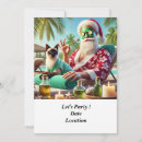 Search for pool christmas invitations Santa