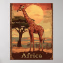 Search for vintage giraffes posters Safari