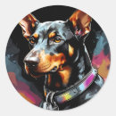 Search for black doberman stickers Animal