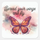 Search for spread wings stickers Butterfly