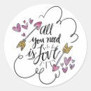Search for all you need is love stickers Heart