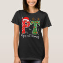 Search for physical therapy christmas tshirts Pta