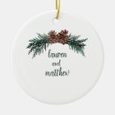 Search for rustic wedding christmas tree decorations Green