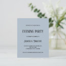 Search for black and blue invitations Simple
