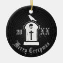 Search for black crow christmas tree decorations Goth