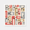 Search for mid century modern christmas napkins 1950s