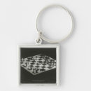 Search for chess board key rings Black and white