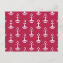 Search for anchor pattern postcards Nautical