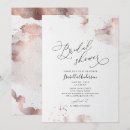 Search for rose gold glitter bridal shower invitations Modern