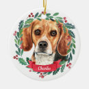 Search for beagle christmas tree decorations Pet