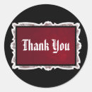 Search for red and black wedding stickers Vintage