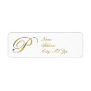 Search for initial p return address labels Elegant