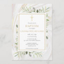 Search for marble christening invitations Elegant