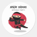 Search for red ninja stickers Warrior