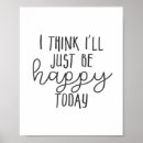 Search for happy quote posters Minimalist